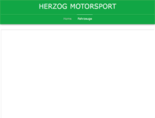 Tablet Screenshot of herzogmotorsport.com
